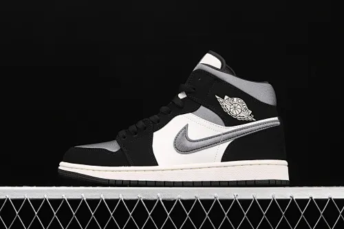 All Categories Air Jordan Jordan Series Basketball Shoes Air Jordan 1 Mid Air Jordan 1 Mid AJ1 Joe 1 Silk Earl Embroidery Thread Hook Mid-top Basketball Shoes 852542-011